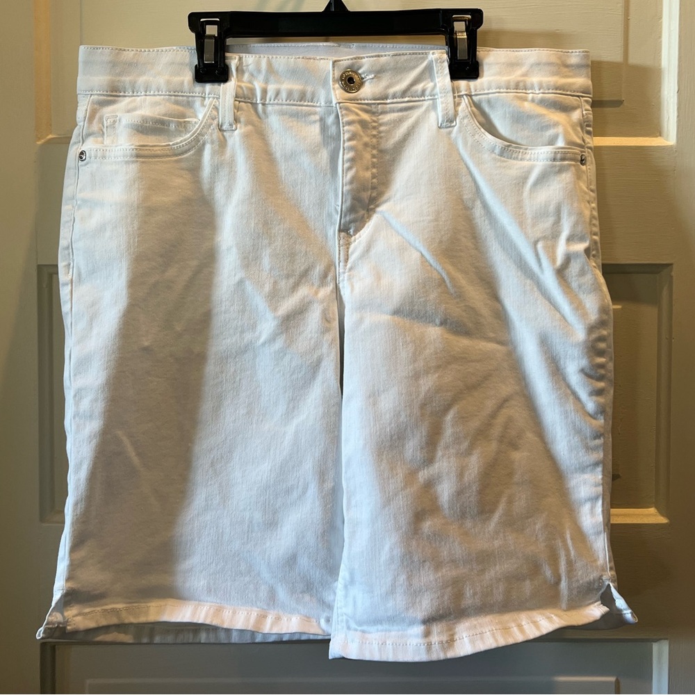 Liz Claiborne White Jean Shorts